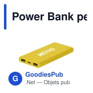 Power Bank personnalisable Caplan avec logo - Chargeur 5000 mAh - Miniature 3