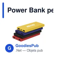 Power Bank personnalisable Caplan avec logo - Chargeur 5000 mAh - Miniature 4