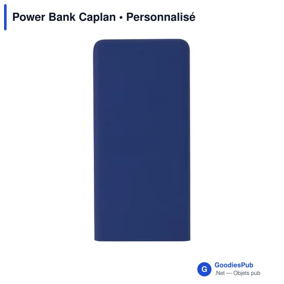 Power Bank personnalisable Caplan avec logo - Chargeur 5000 mAh - Image 6