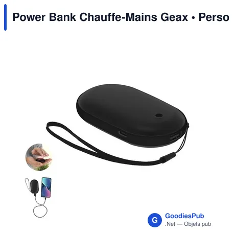 Power Bank Chauffe-Mains Geax
