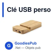 Clé USB personnalisable avec logo pour entreprises - Miniature 1