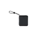 Variante noir - Power bank personnalisable en ABS recyclé Jona avec logo