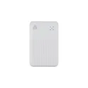 Variante blanc - Power bank en ABS recyclé Rayen