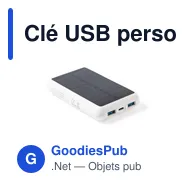 Clé USB personnalisable avec logo pour entreprises - Miniature 2