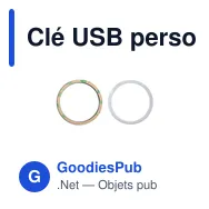 Clé USB personnalisable avec logo pour entreprises - Miniature 5