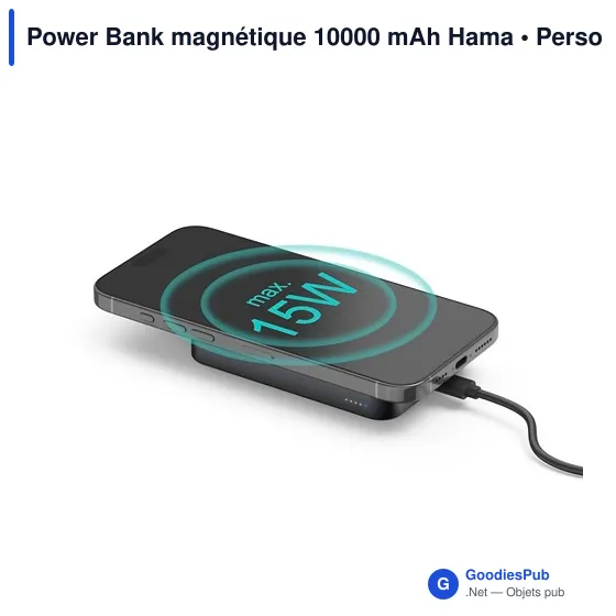 Power Bank magnétique 10000 mAh Hama - Image 2