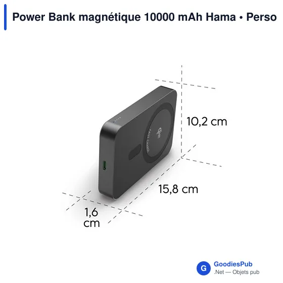 Power Bank magnétique 10000 mAh Hama - Image 4
