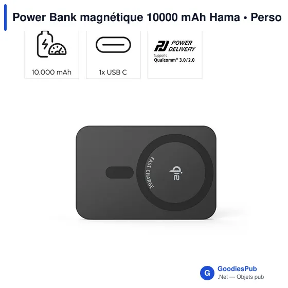 Power Bank magnétique 10000 mAh Hama - Image 6