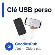 Clé USB personnalisable avec logo - Power Bank Merak - Miniature 3