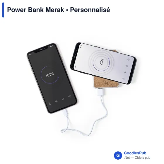 Clé USB personnalisable avec logo - Power Bank Merak - Image 3