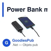 Power Bank personnalisable avec oreillettes Letitia - logo entreprise - Miniature 8