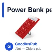Power Bank personnalisable Privek avec logo - 2000 mAh - Miniature 1