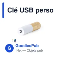 Clé USB personnalisable avec logo pour entreprises - Modèle unique - Miniature 1