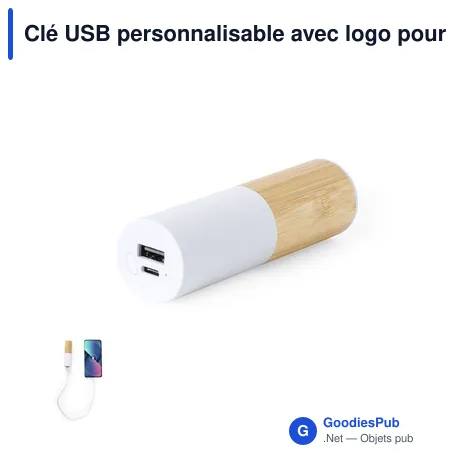 Clé USB personnalisable avec logo pour entreprises - Modèle unique