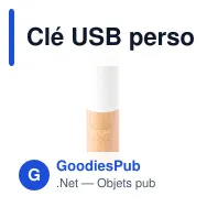 Clé USB personnalisable avec logo pour entreprises - Modèle unique - Miniature 2