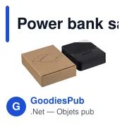Power bank sans fil 3 en 1 en ABS recyclé Elias - Miniature 9