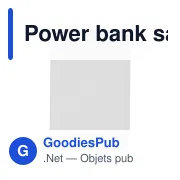 Power bank sans fil en ABS recyclé Miren - Miniature 12