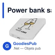 Power bank sans fil en ABS recyclé Miren - Miniature 16