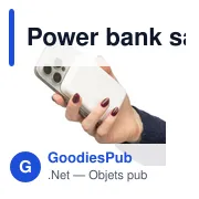 Power bank sans fil en ABS recyclé Miren - Miniature 6