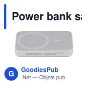 Power bank sans fil en ABS recyclé Miren - Miniature 10