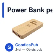 Power Bank personnalisable en bambou 8000 mAh avec logo | Benson - Miniature 6