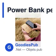 Power Bank personnalisable en bambou 8000 mAh avec logo | Benson - Miniature 9