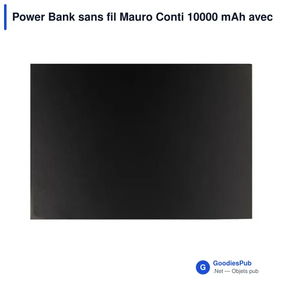 Power Bank sans fil Mauro Conti 10000 mAh avec ventouses, chargeur sans fil 10W | Stef - Image 11