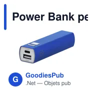 Power Bank personnalisable Serdinam avec logo - Batterie en aluminium recyclé - Miniature 4