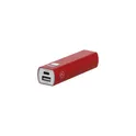 Variante rouge - Power Bank personnalisable Serdinam avec logo - Batterie en aluminium recyclé