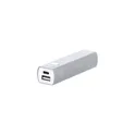 Variante argenté - Power Bank personnalisable Serdinam avec logo - Batterie en aluminium recyclé