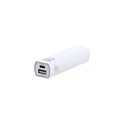 Variante blanc - Power Bank personnalisable Serdinam avec logo - Batterie en aluminium recyclé