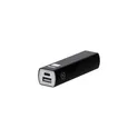 Variante noir - Power Bank personnalisable Serdinam avec logo - Batterie en aluminium recyclé