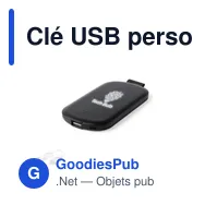 Clé USB personnalisable avec logo pour entreprises - Miniature 1