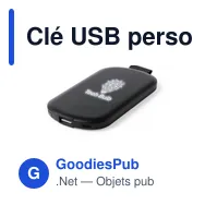 Clé USB personnalisable avec logo pour entreprises - Miniature 2