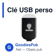 Clé USB personnalisable avec logo pour entreprises - Miniature 3