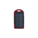 Variante rouge - Power bank solaire personnalisable avec logo - Arin