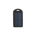 Variante noir - Power bank solaire personnalisable avec logo - Arin