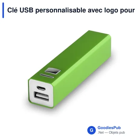 Clé USB personnalisable avec logo pour entreprises et événements