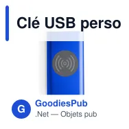 Clé USB personnalisable avec logo pour entreprises - Miniature 1