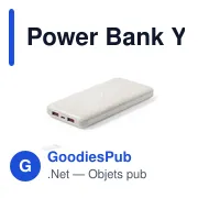 Clé USB personnalisable avec logo entreprise - Power Bank Yendik - Miniature 1