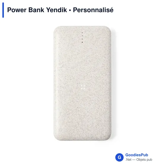 Clé USB personnalisable avec logo entreprise - Power Bank Yendik - Image 2