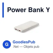 Clé USB personnalisable avec logo entreprise - Power Bank Yendik - Miniature 3