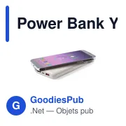 Clé USB personnalisable avec logo entreprise - Power Bank Yendik - Miniature 4