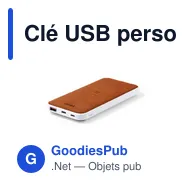 Clé USB personnalisable avec logo pour entreprises - Miniature 3