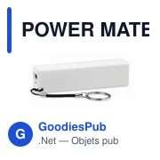 POWER MATE Slim Power Bank 2200mAh - Miniature 1