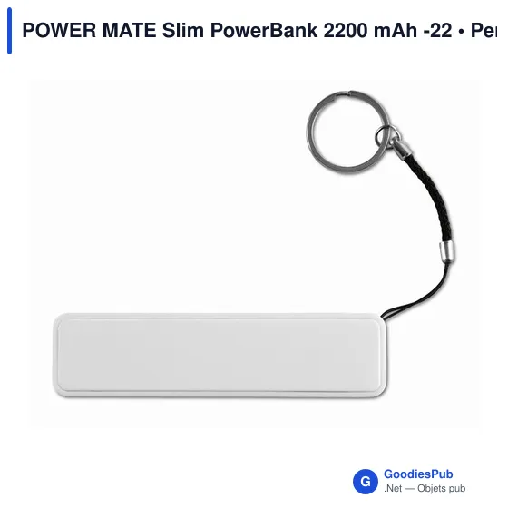 POWER MATE Slim Power Bank 2200mAh - Image 2