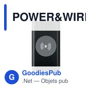 POWER&WIRELESS Powerbank sans fil 4000mAh. - Miniature 1