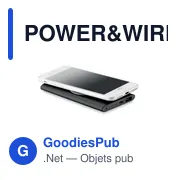 POWER&WIRELESS Powerbank sans fil 4000mAh. - Miniature 3