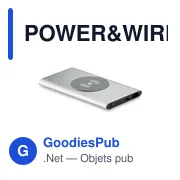 POWER&WIRELESS Powerbank sans fil 4000mAh. - Miniature 5