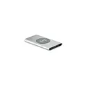 Variante argenté mat - POWER&WIRELESS Powerbank sans fil 4000mAh.